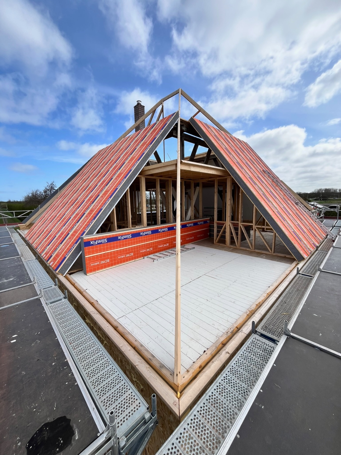 Dakconstructie in Breezand — foto 2 van 3