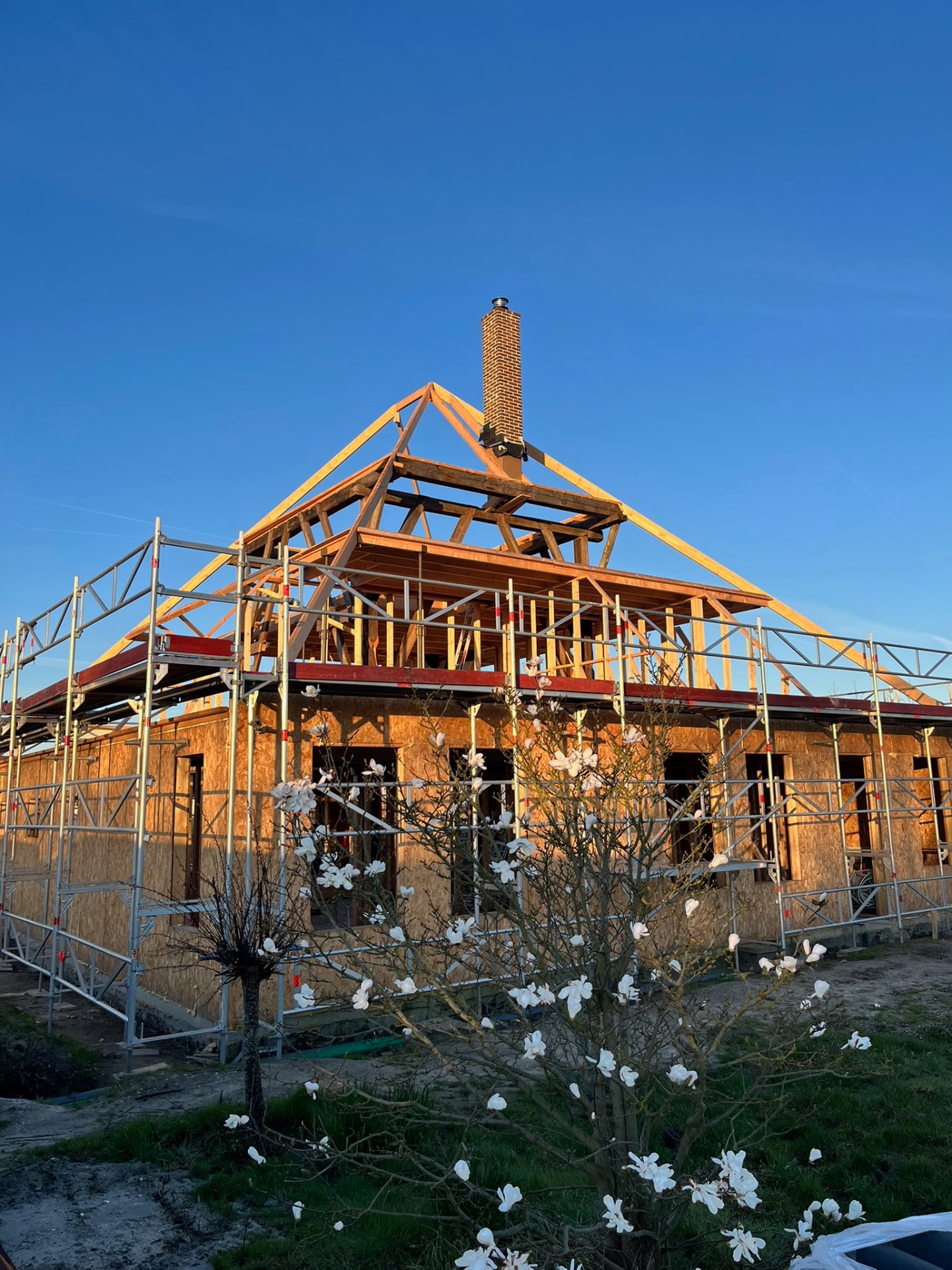 Dakconstructie in Breezand — foto 1 van 3